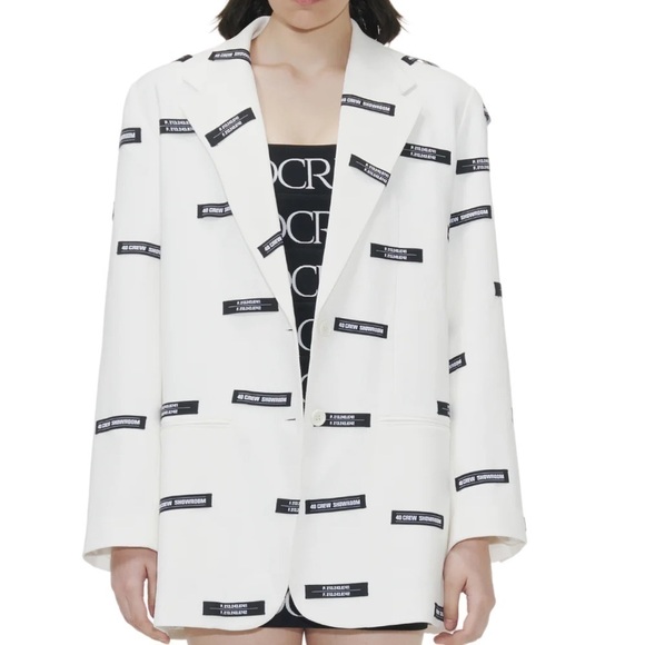 40 Crew Jackets & Blazers - 40 Crew White Lead Blazer Jacket